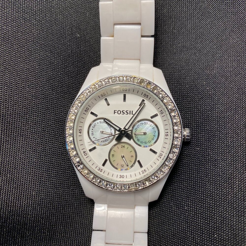 Fossil Stella Women's Watch, White